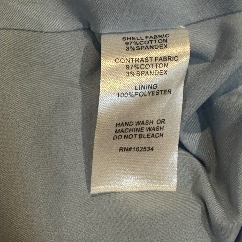 Emily McCarthy Poppy Dress Blue Colorblock Tiered Puff Sleeve Mini Dress XS - Picture 5 of 5